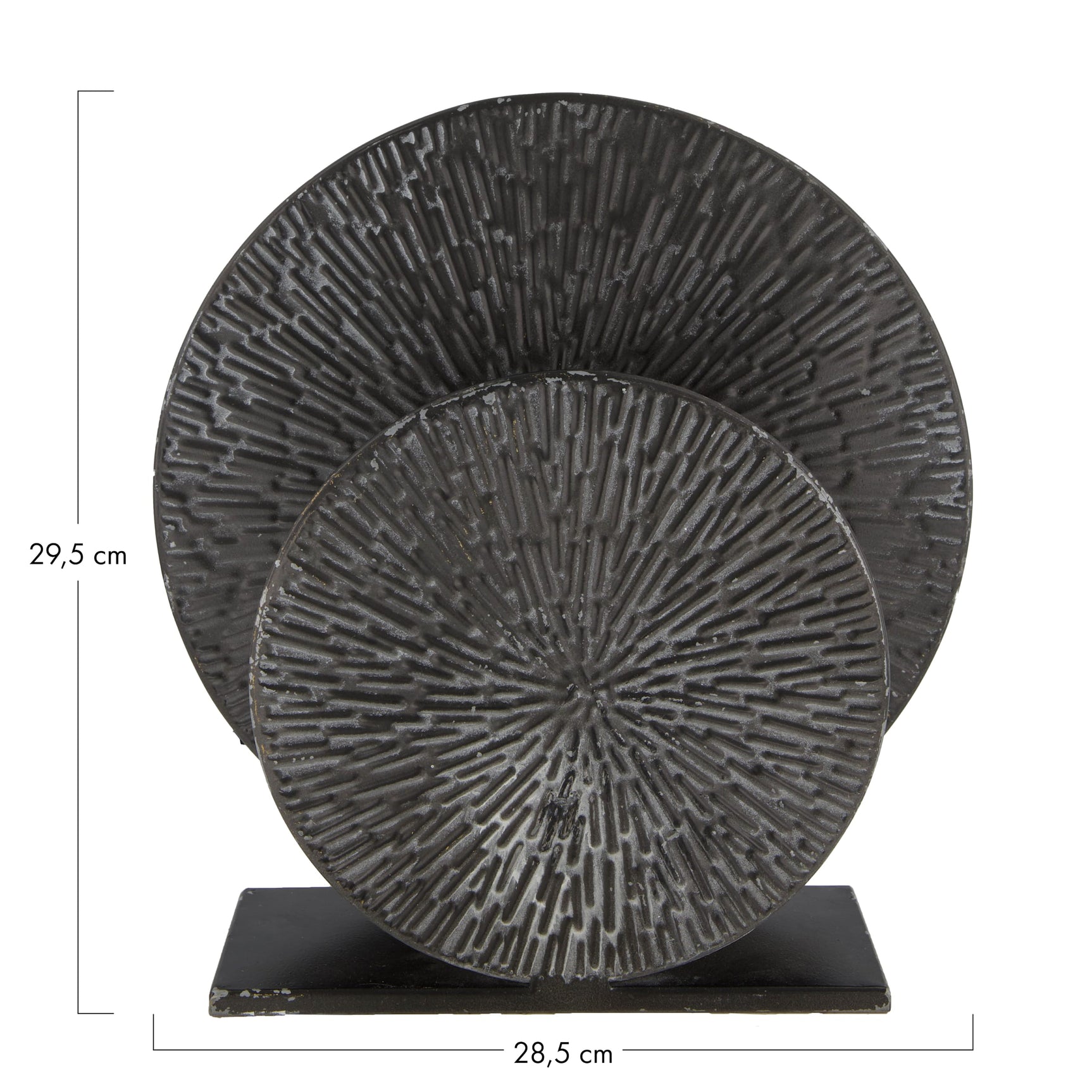 Tafel lamp metaal 28.5x8.5x29.5cm