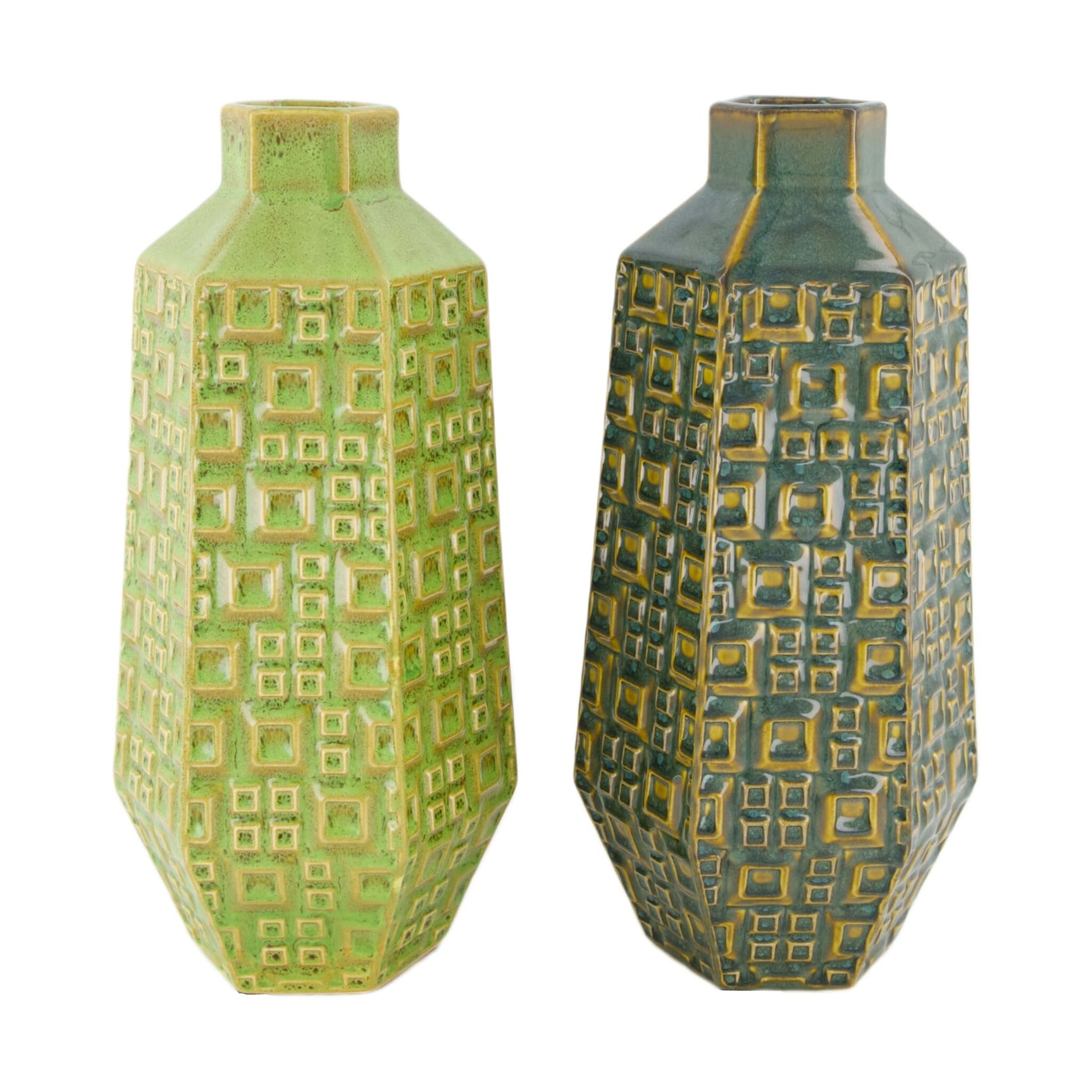 Vaas keramiek 14.5x12.5x30.5cm