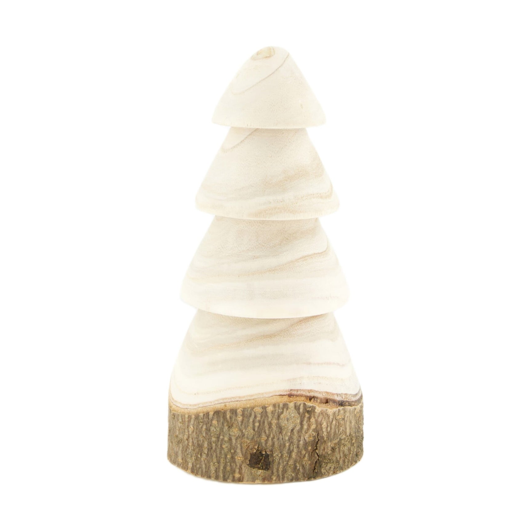 Boom paulownia hout 15x15x28cm