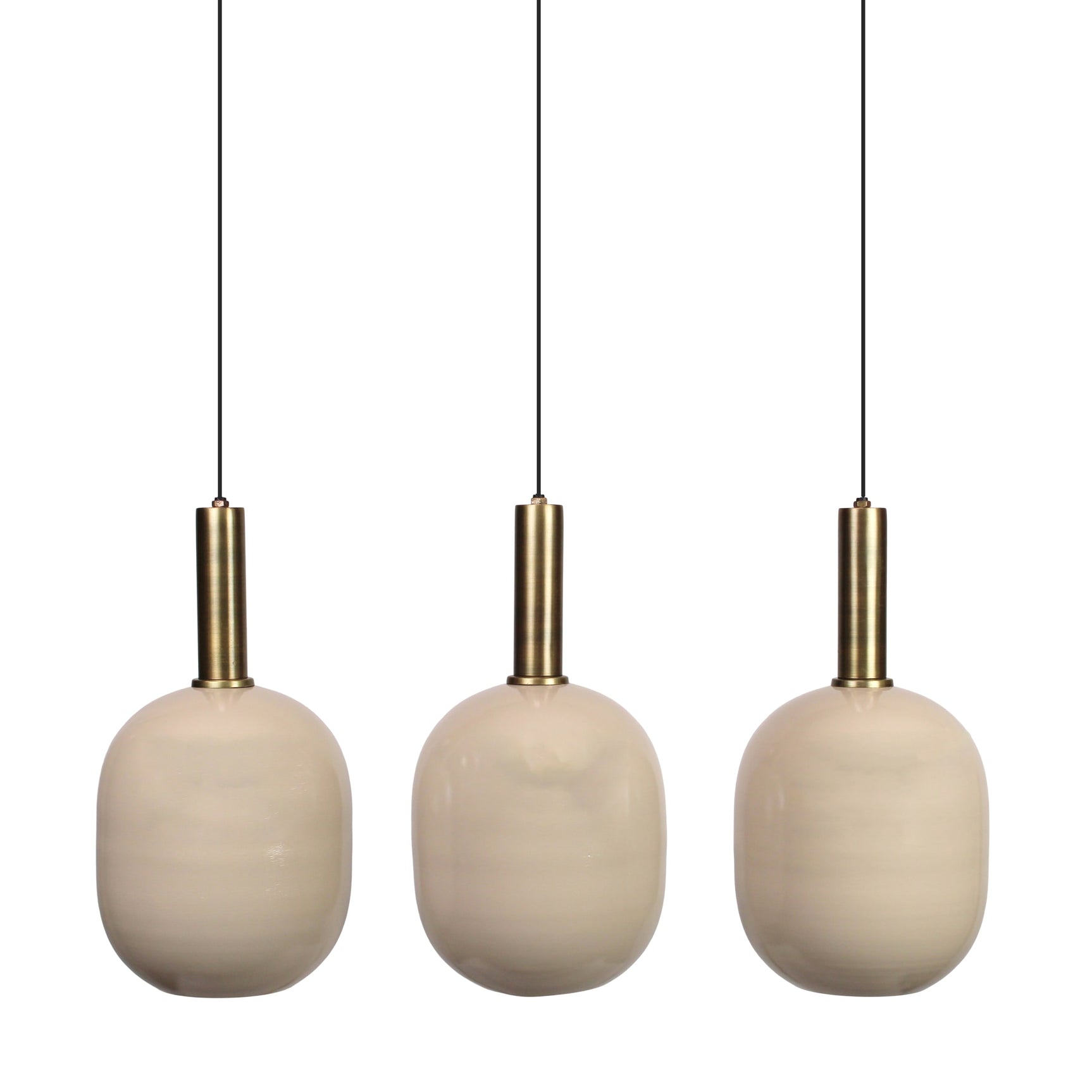 Hang lamp rond metaal 80x22x130cm