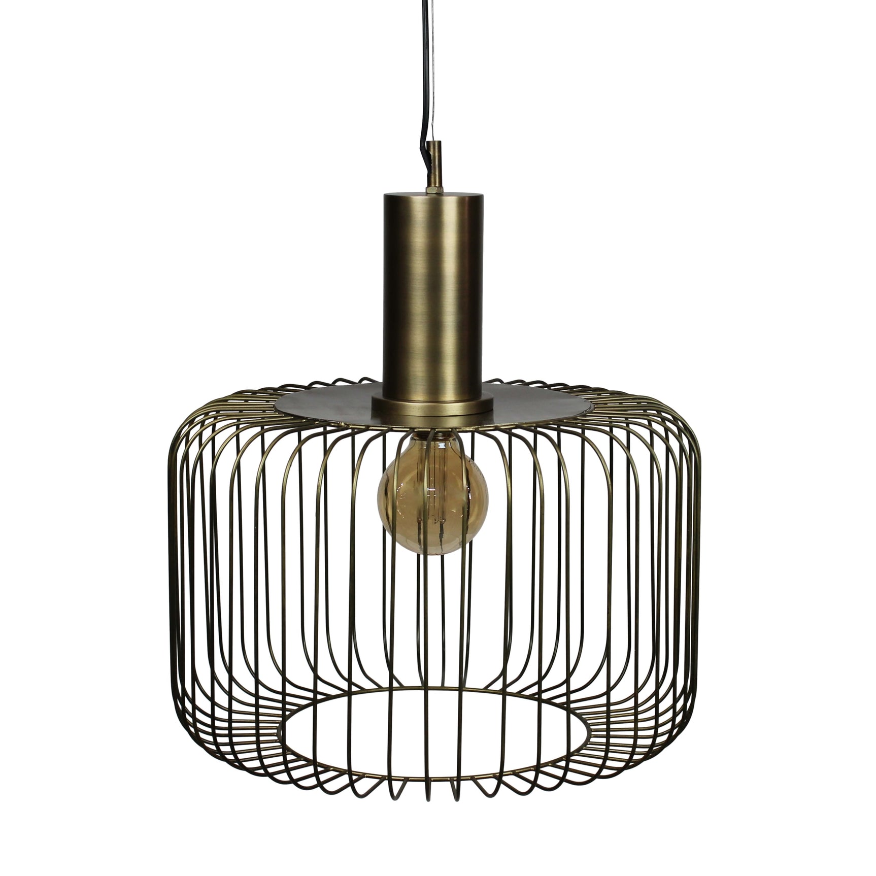 Hang lamp rond metaal 45x45x50cm