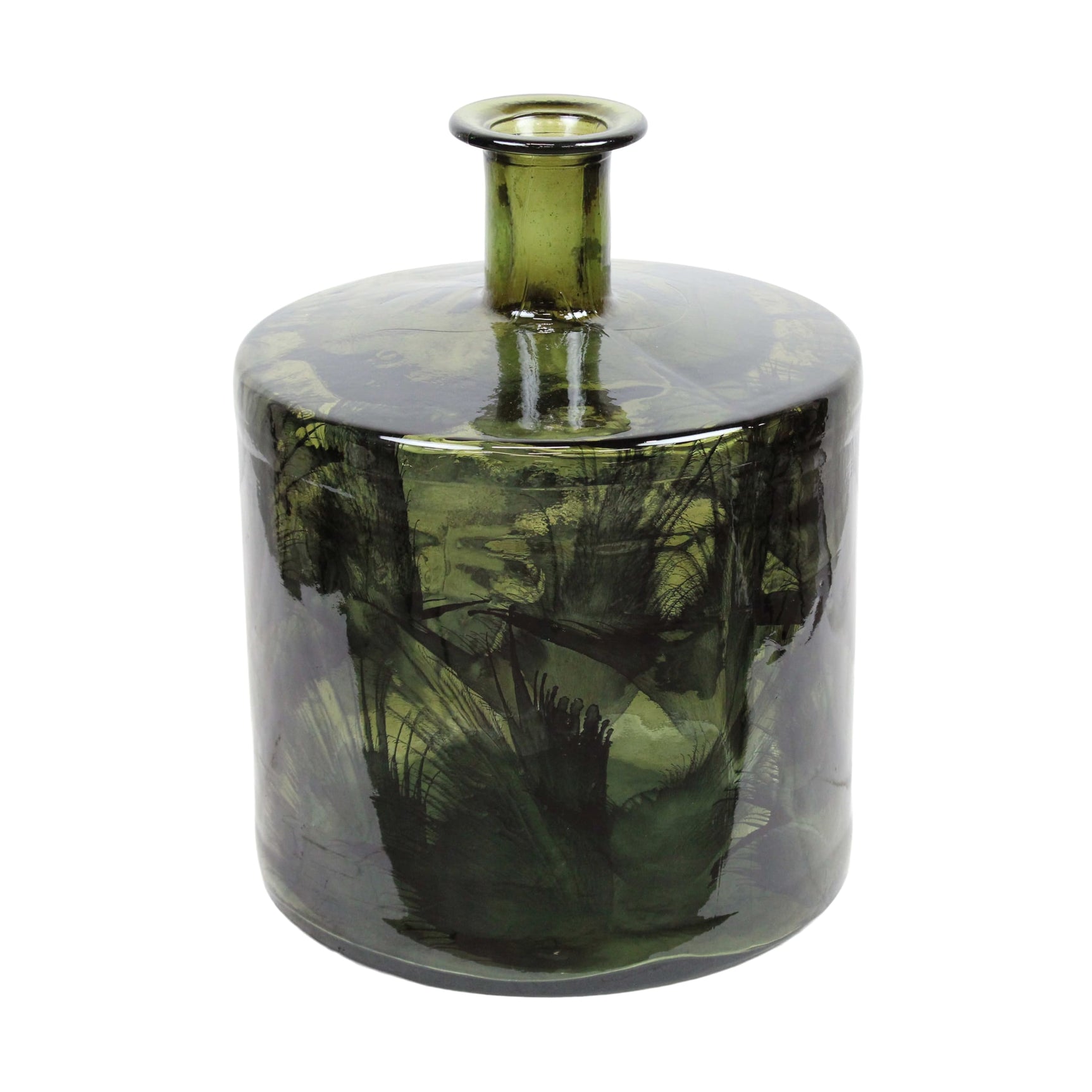 Vaas gerecycled glas 35x35x45cm