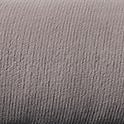Close-up van taupe fluwelen stof met fijne textuur