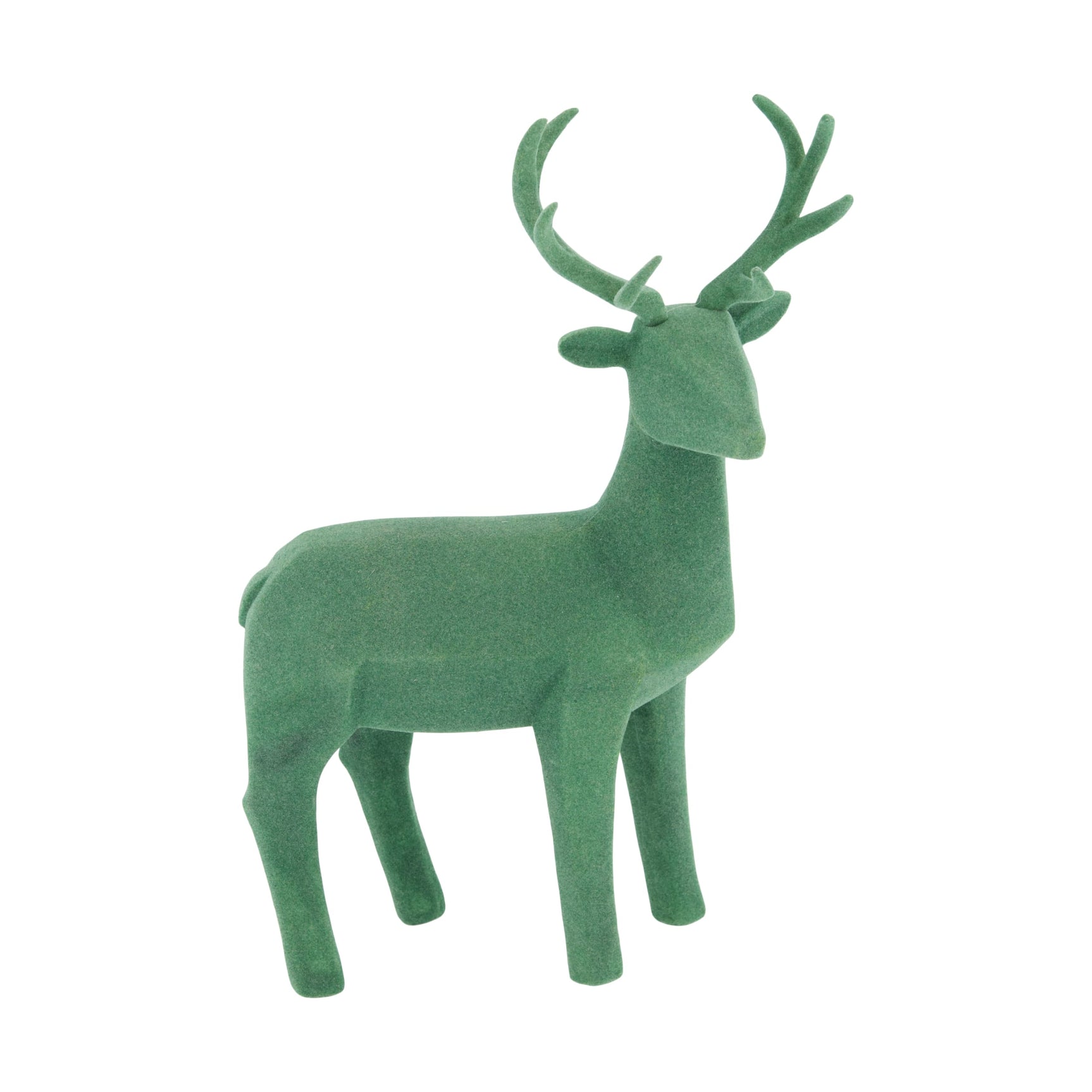 Figuur rendier polyresin 18x9x30.5cm