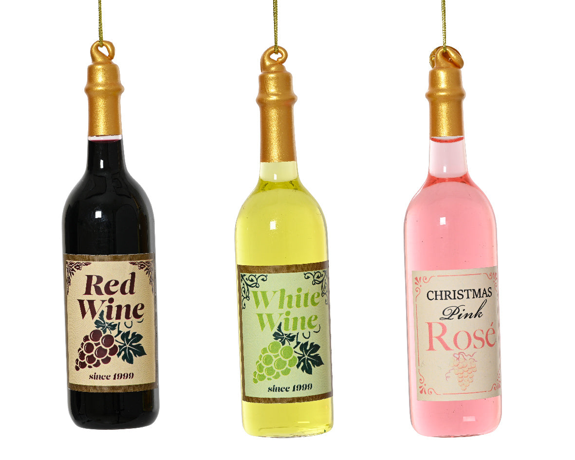 Fles glas 3col assorti