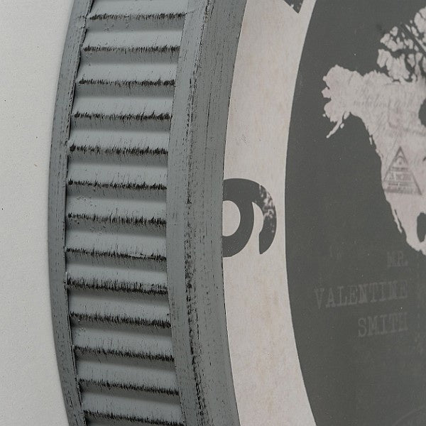 Wandklok Mundial Ø48cm metaal