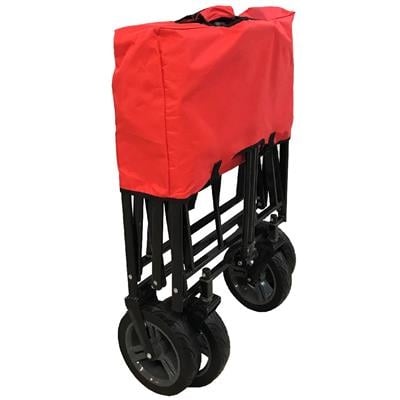 Outdoor Bolderwagen rood/grijs