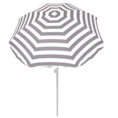 Summertime Parasol 180 Grijs-groen/wit
