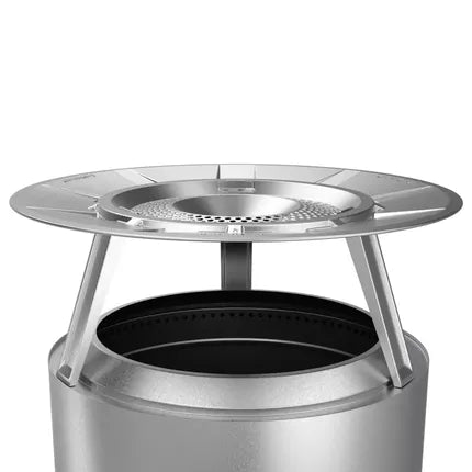 RVS warmte deflector met geperforeerde schijf voor Solo Stove Yukon