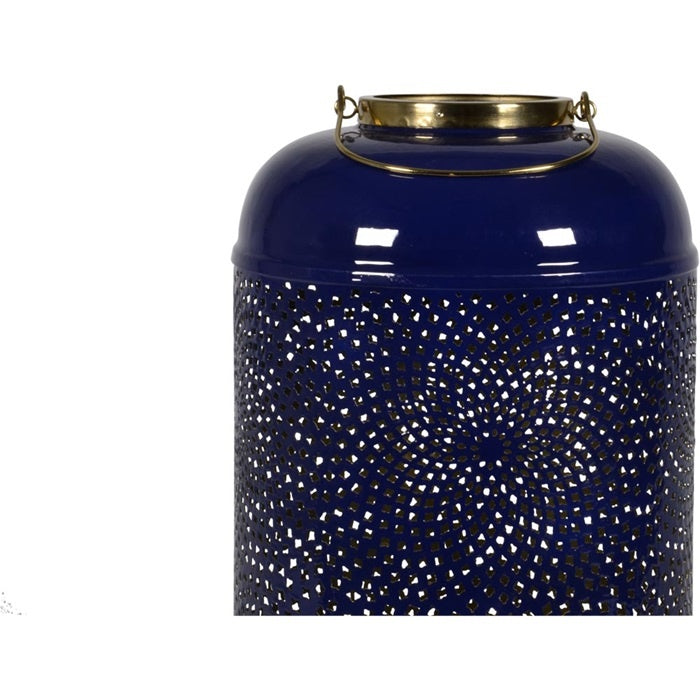 Windlicht Shine blauw ø28x48cm