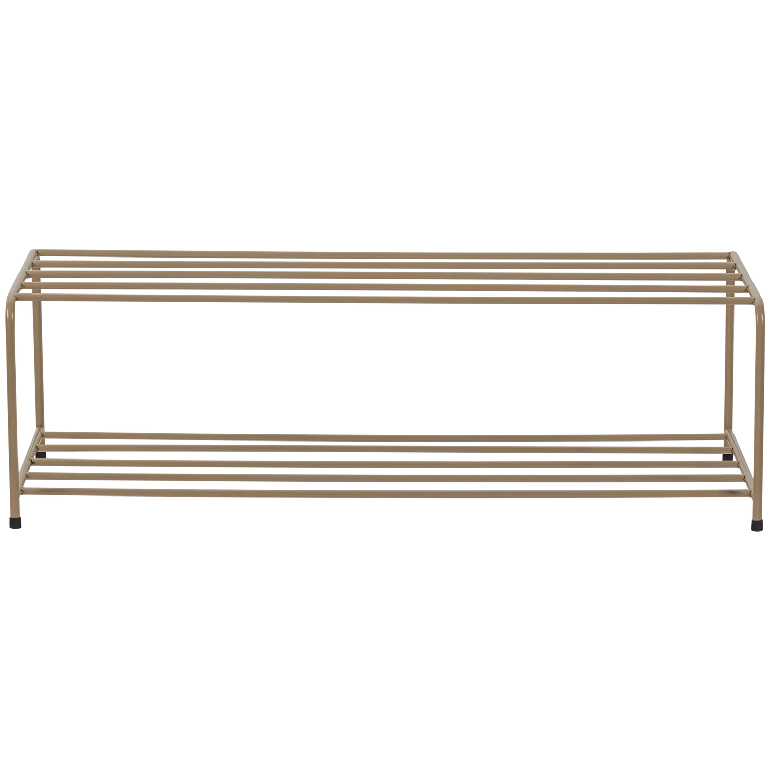 WOOOD - Josse staand schoenenrek metaal militair bruin