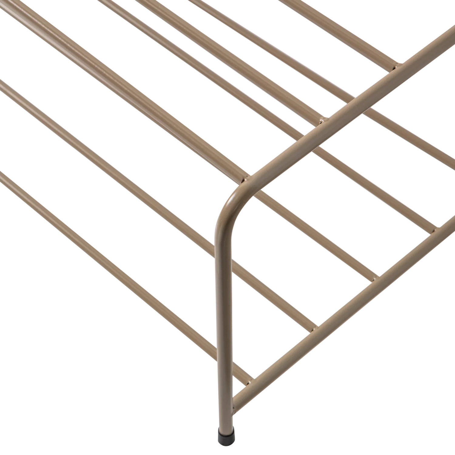 WOOOD - Josse staand schoenenrek metaal militair bruin