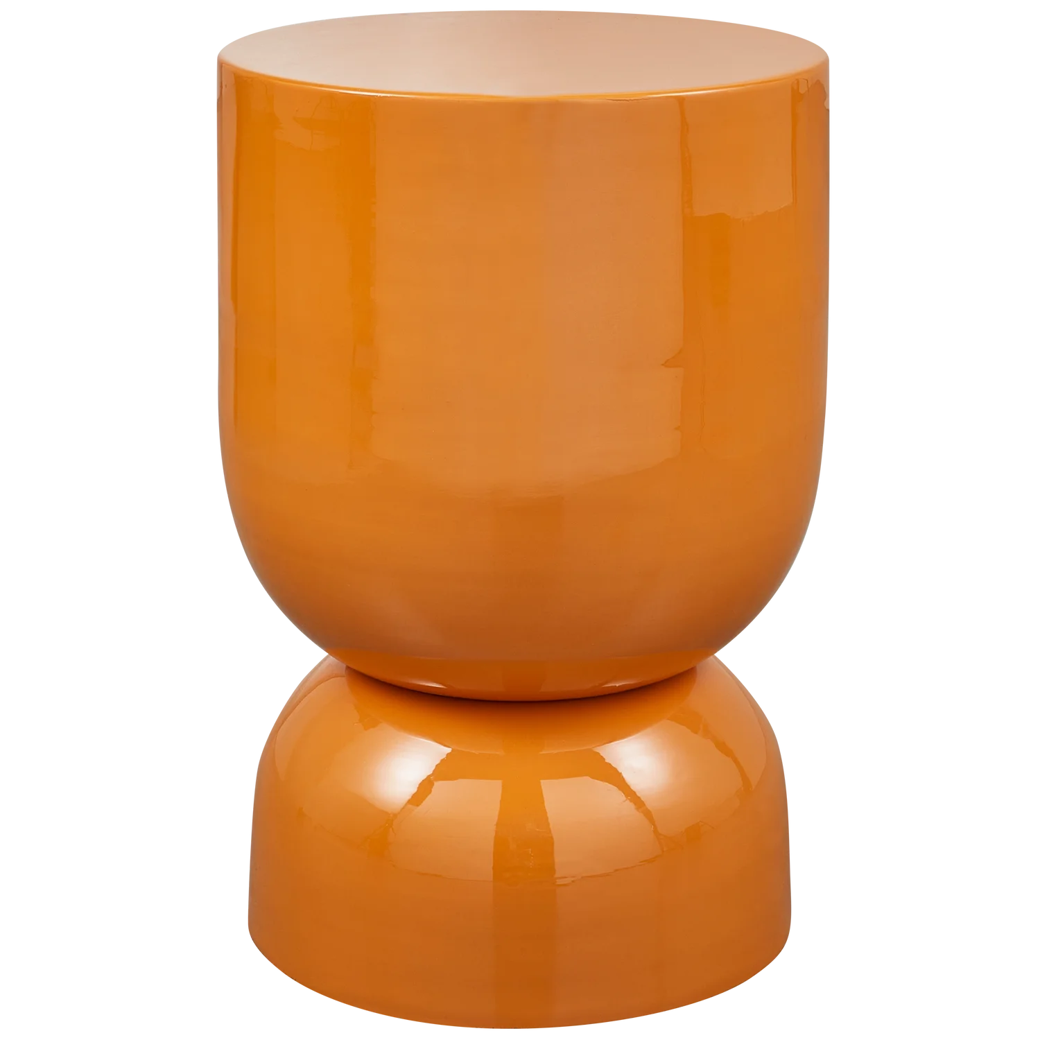 WOOOD - Hekla bijzettafel metaal oranje