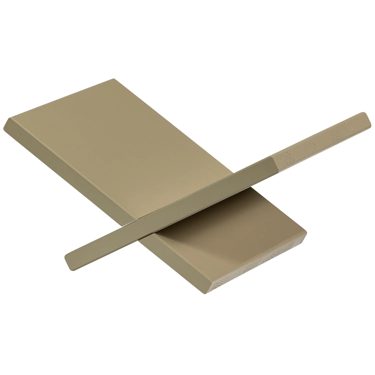 WOOOD - Jet boekenstandaard grenen mud