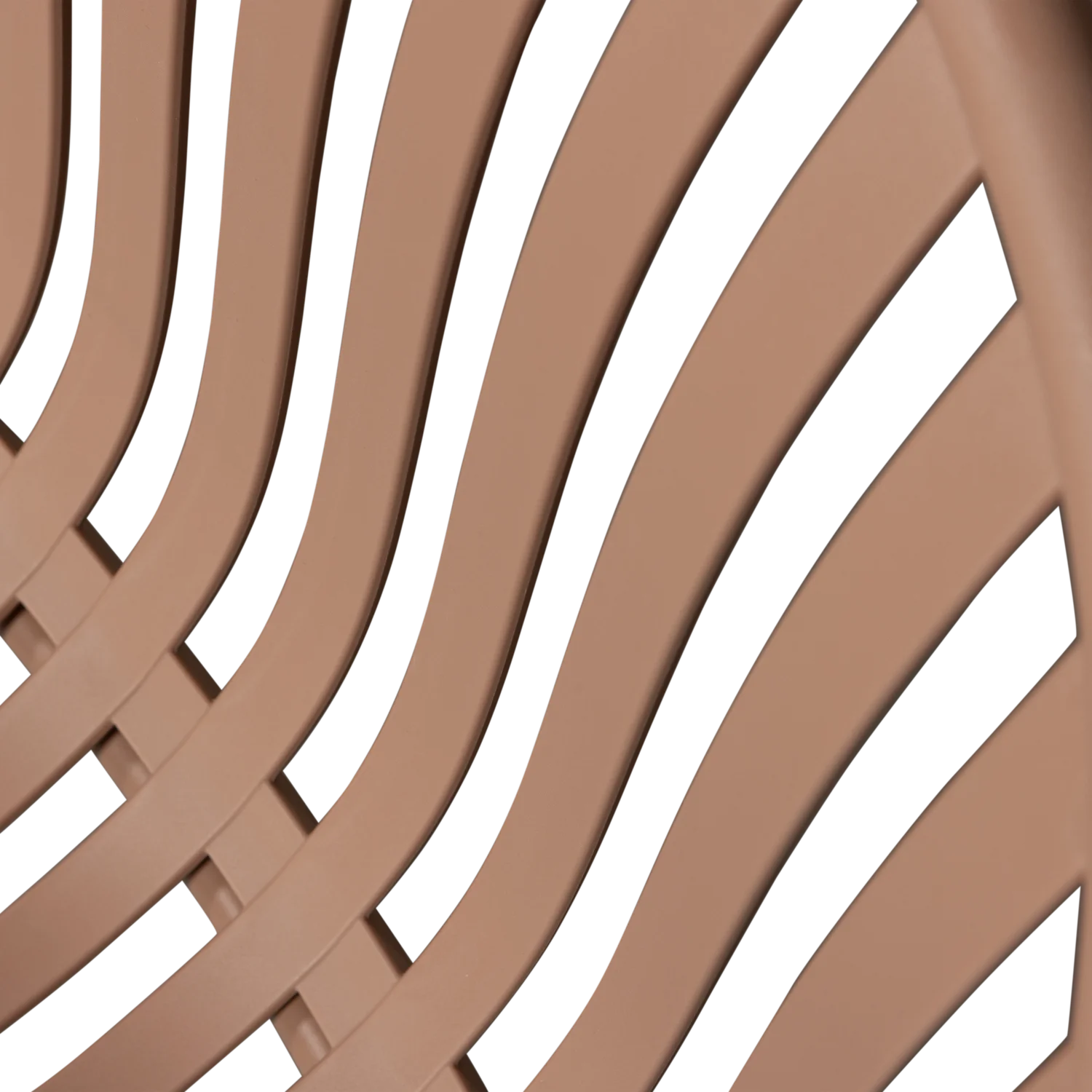 WOOOD - Bruce tuin fauteuil + hocker pp/metaal zalm roze