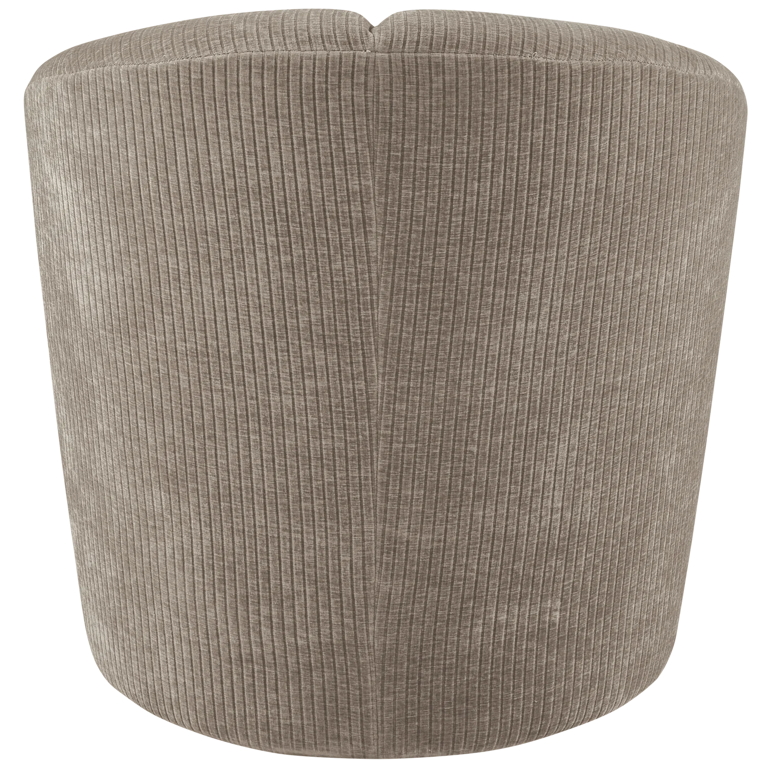 BePureHome - Mojo draaifauteuil geweven ribstof donkerzand