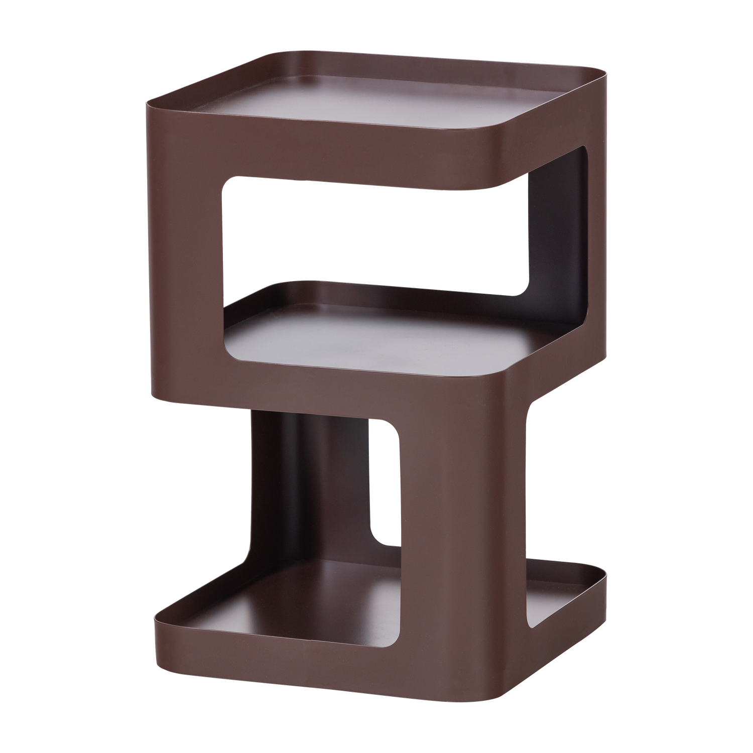 RIV BIJZETTAFEL/NACHTKASTJE METAAL PAARS/BRUIN