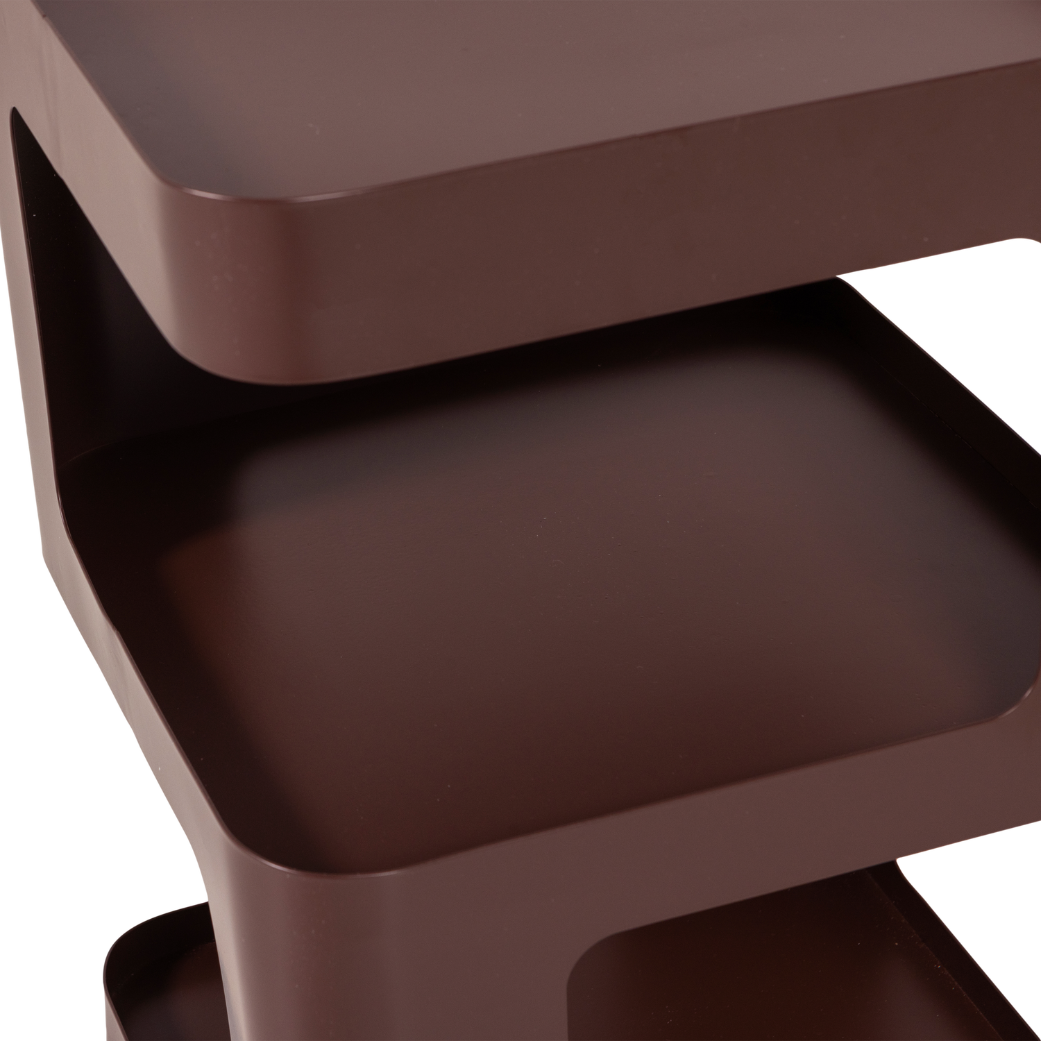 RIV BIJZETTAFEL/NACHTKASTJE METAAL PAARS/BRUIN