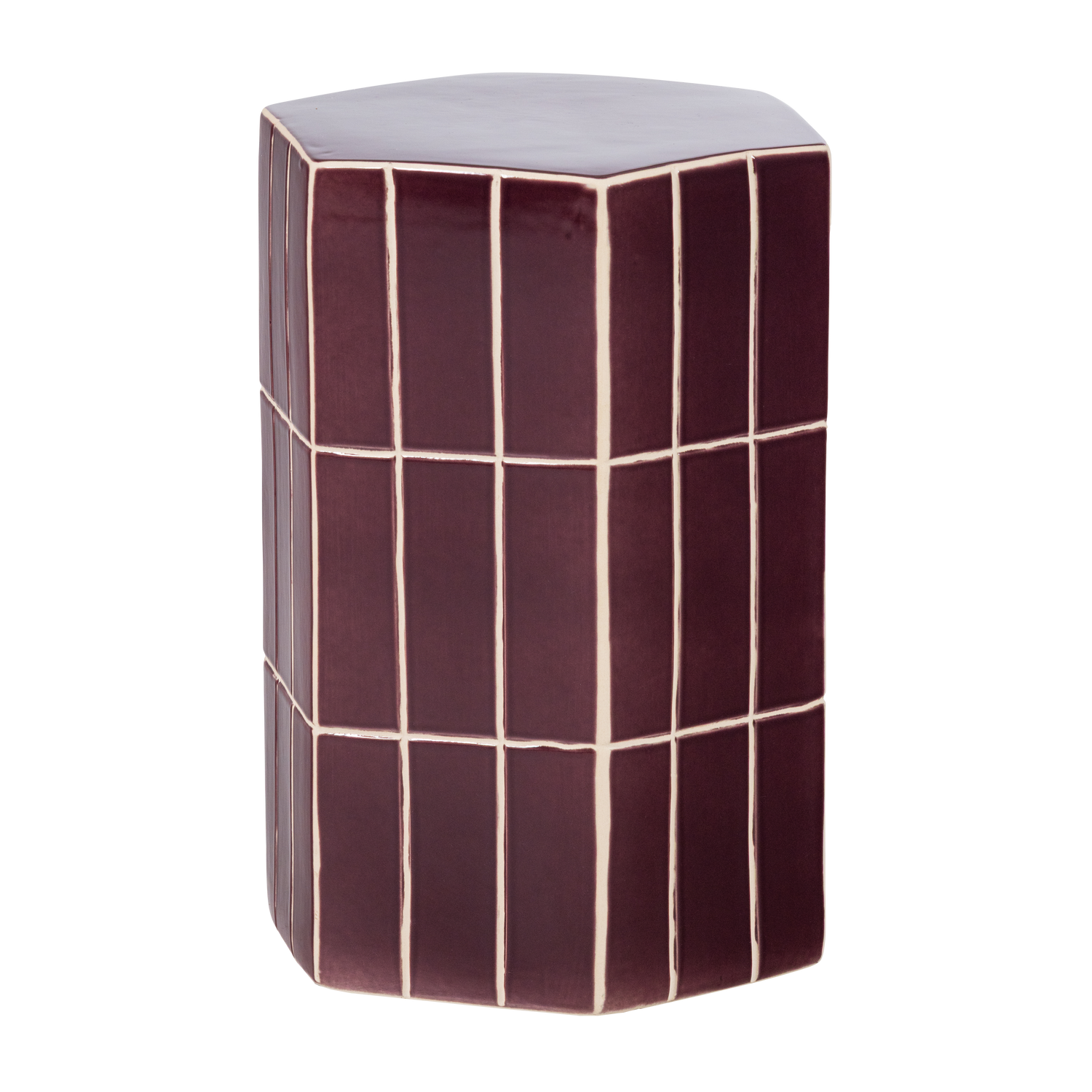 PLU DECORATIEVE BIJZETTAFEL 42X30X26 CM KERAMIEK PAARS