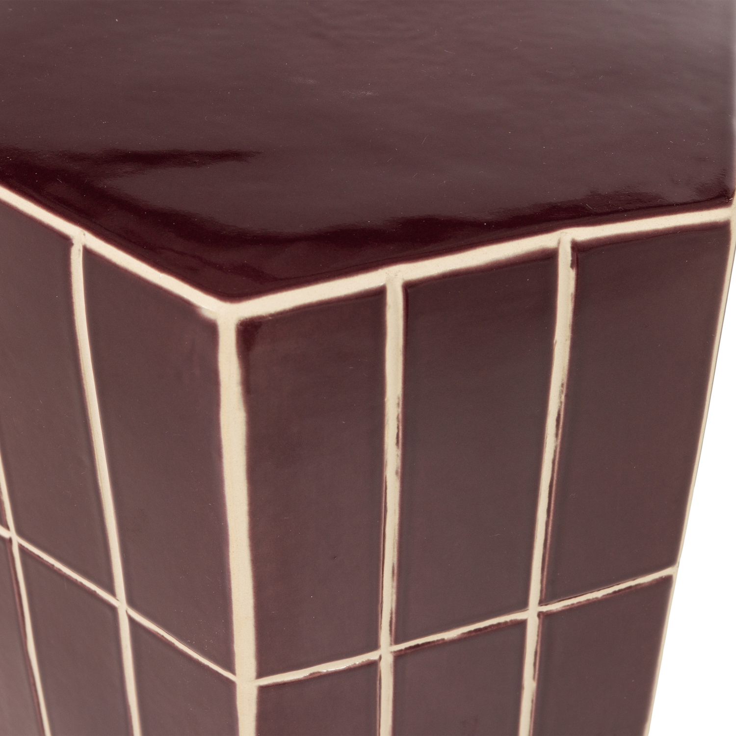 PLU DECORATIEVE BIJZETTAFEL 42X30X26 CM KERAMIEK PAARS