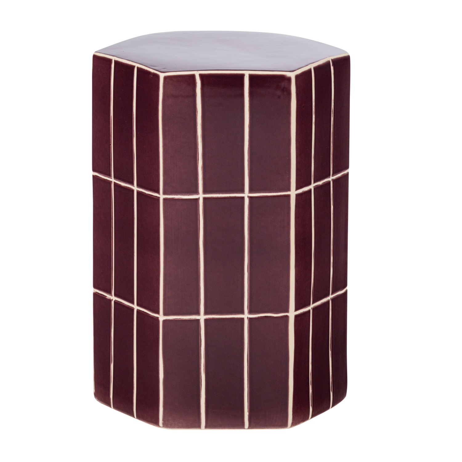 PLU DECORATIEVE BIJZETTAFEL 42X30X26 CM KERAMIEK PAARS