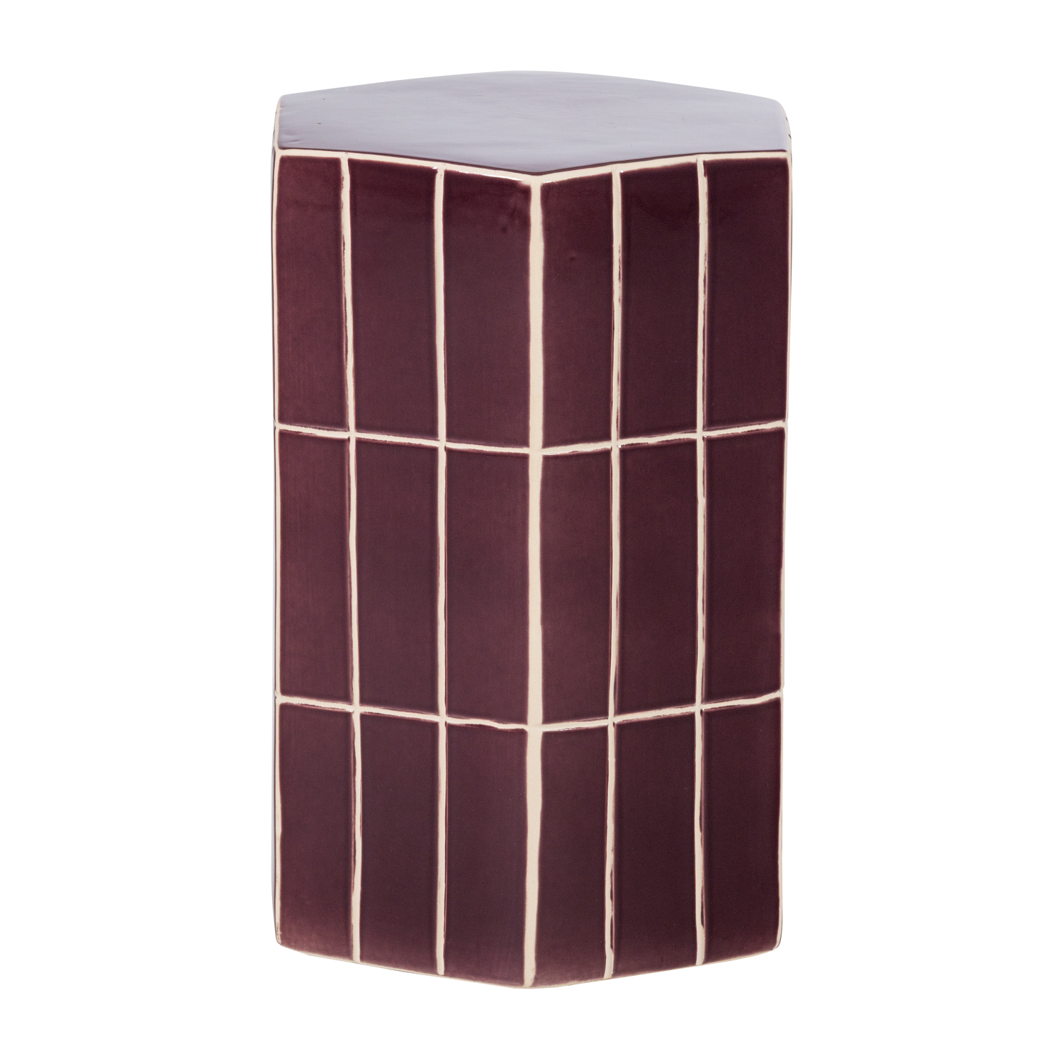 PLU DECORATIEVE BIJZETTAFEL 42X30X26 CM KERAMIEK PAARS