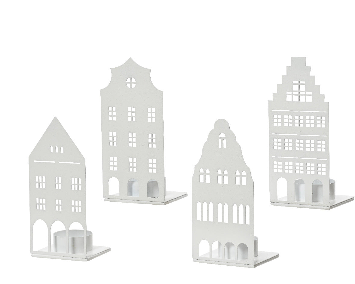 Theelichthouder ijzer 4ass