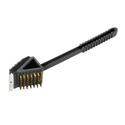 Barbecook - 3-in-1 lange borstel zwart 37cm