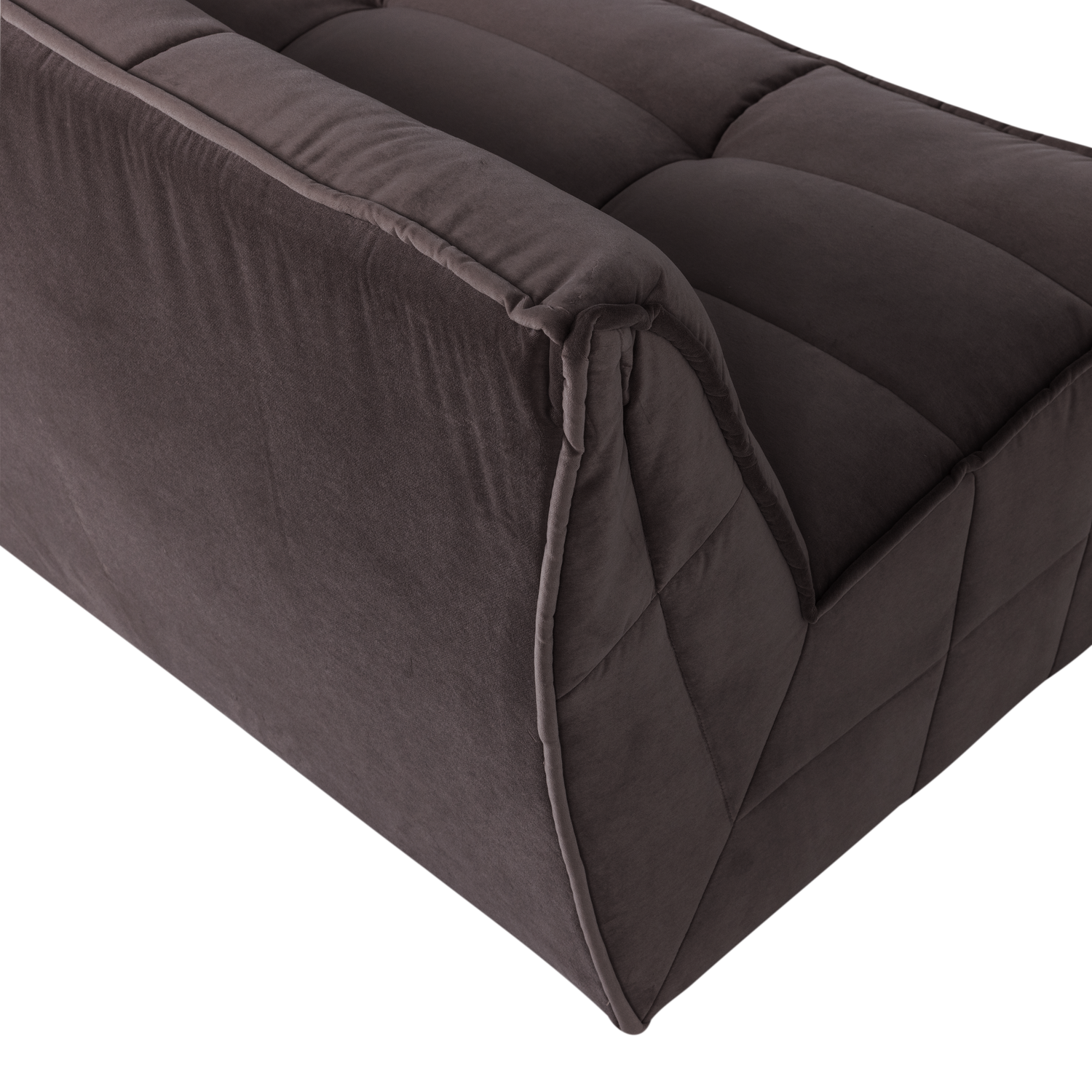 CLUSTER 3-ZITS BANK VELVET CHOCOLADE BRUIN