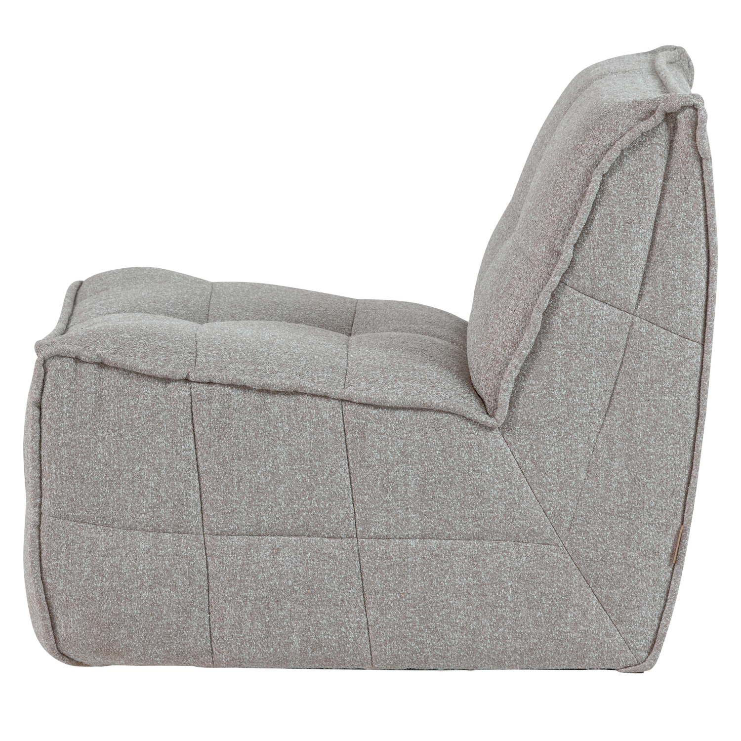 CLUSTER 1-ZITS ELEMENT BOUCLE WARM GRIJS