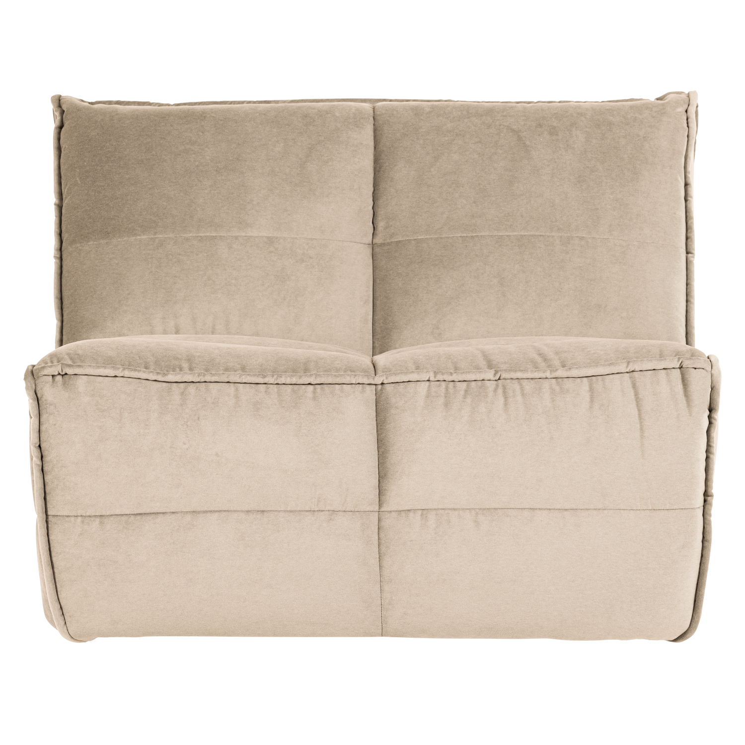 CLUSTER 1-ZITS ELEMENT VELVET ZACHT BEIGE
