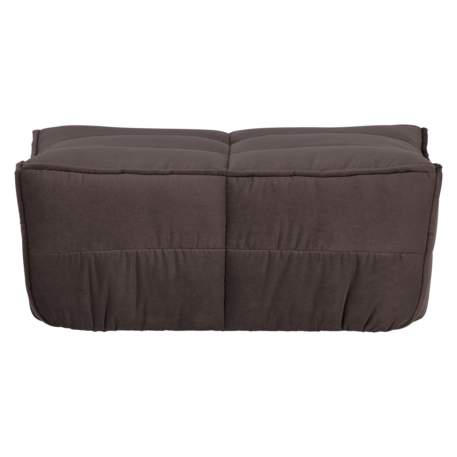 CLUSTER HOCKER VELVET CHOCOLADE BRUIN