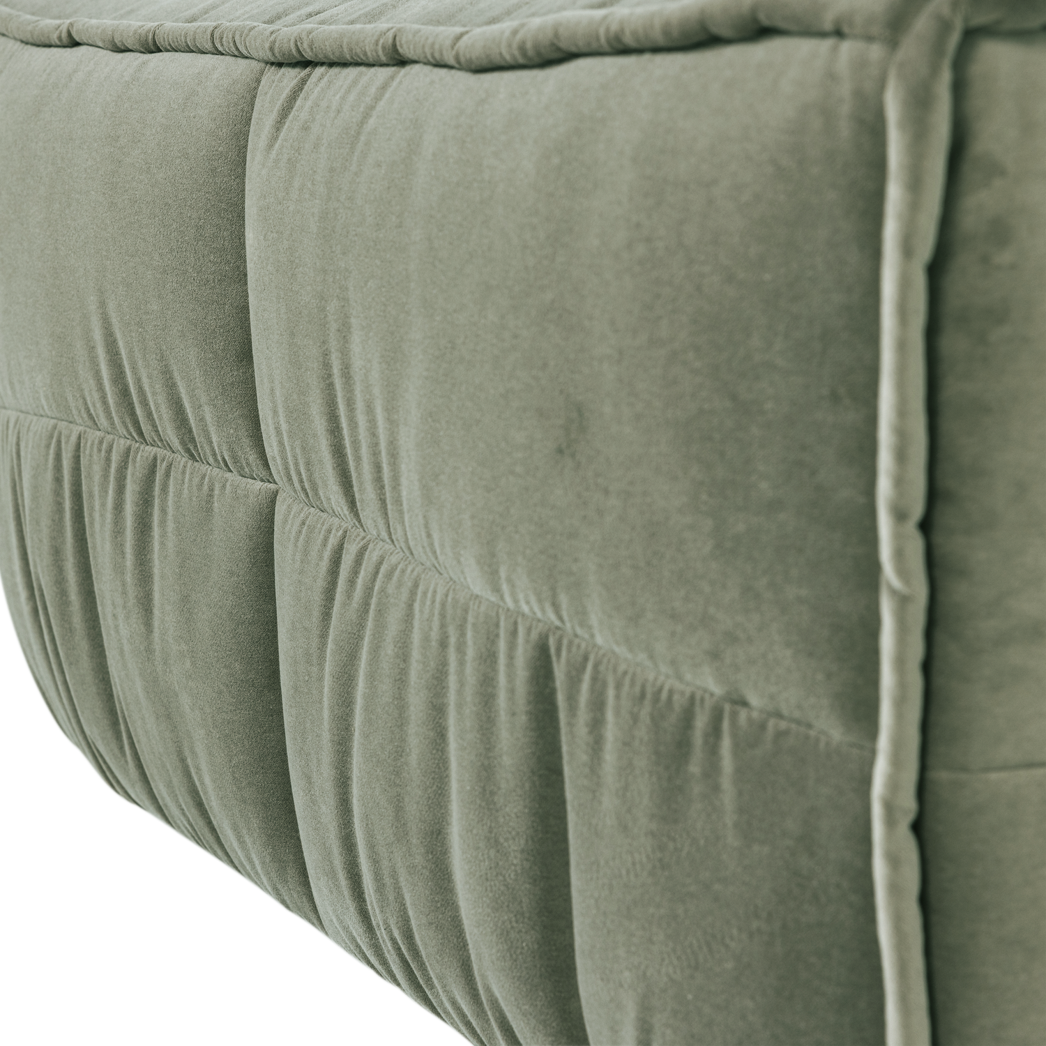 CLUSTER HOCKER VELVET PISTACHE GROEN