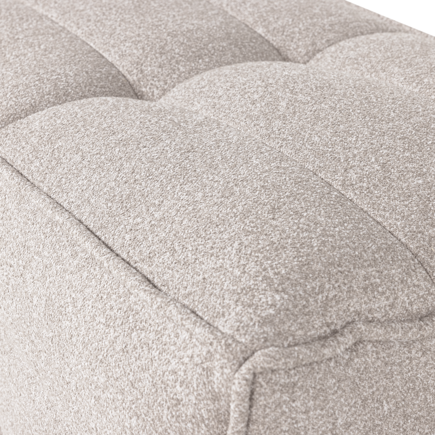 CLUSTER HOCKER BOUCLE ZAND BEIGE