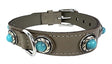 Sazzz Halsband Hond Adventure Stone Classic Leer Taupe