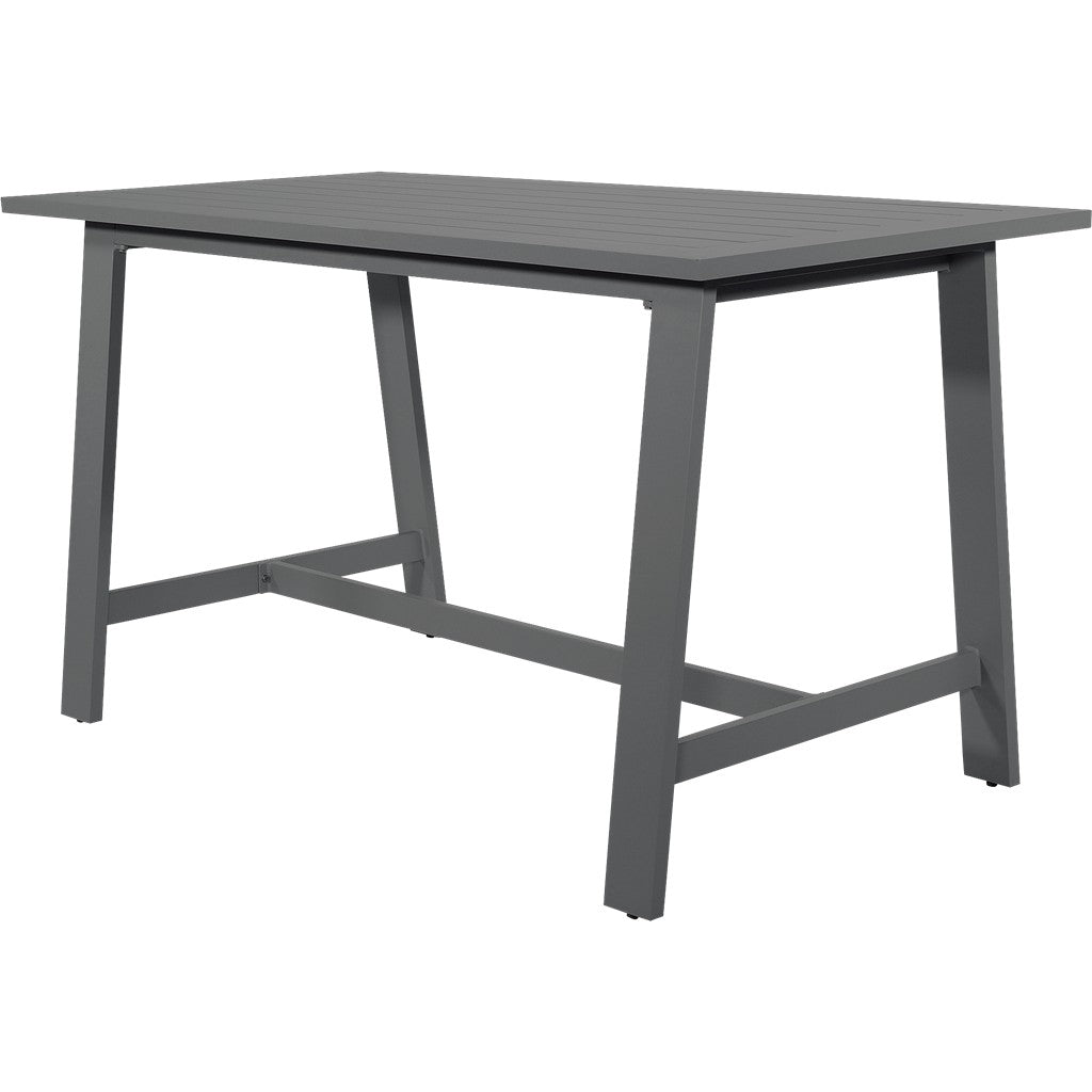 Bartafel Malibu antraciet 180x94cm - Lesli Living