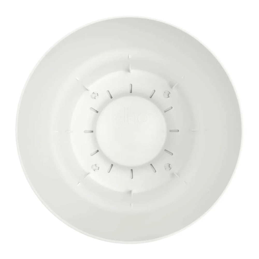Elho - Greenville Rond | Wit | 25 Cm