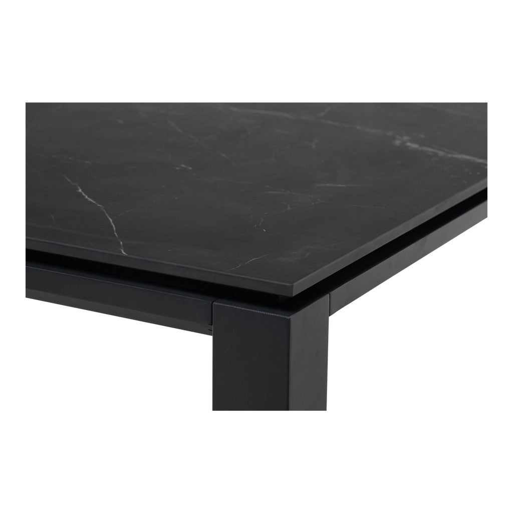 Tafel Monte Carlo Zwart 180x90cm - Lesli Living