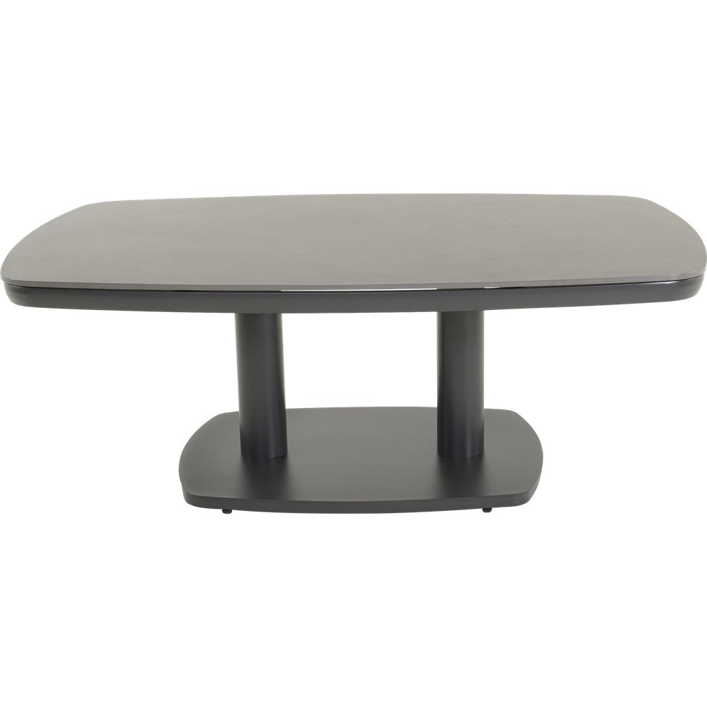 Verstelbare loungetafel Geneva, deens, ovaal, 135 x 83 cm - Lesli Living