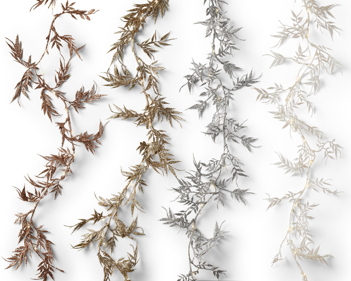 Micro LED deco string lights steady BO binnen 4assorti