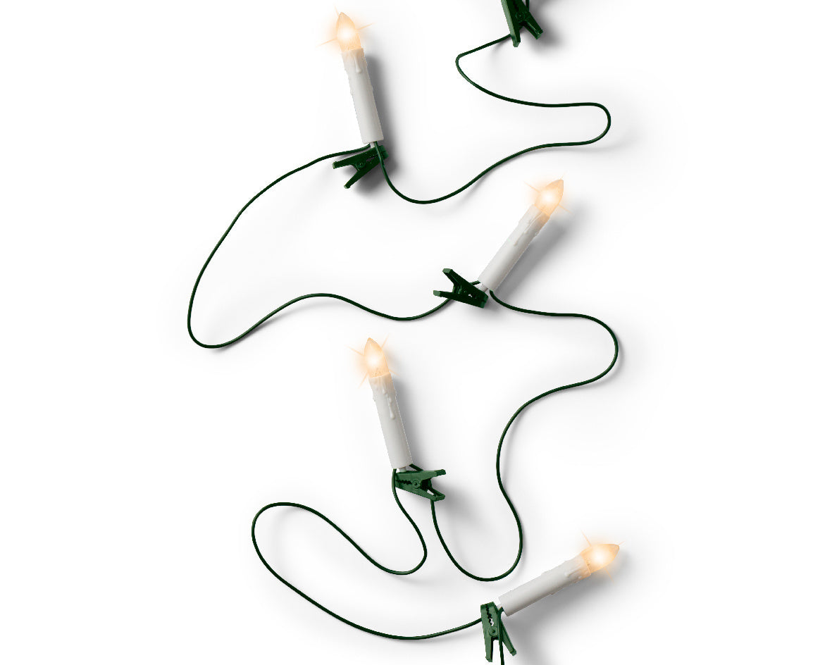 LED candle lights steady buiten