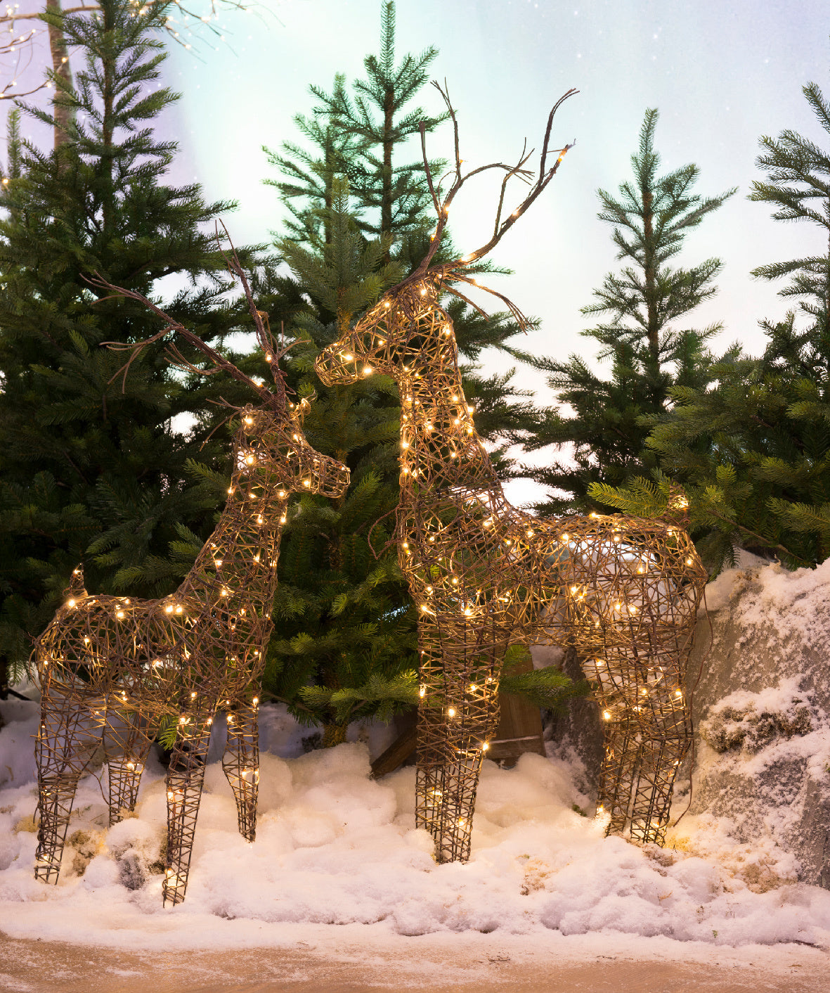 LED hert wicker deer steady