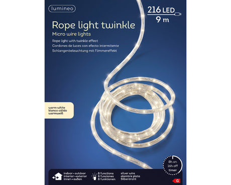 LED rope light 8 functie twinkel effect buiten