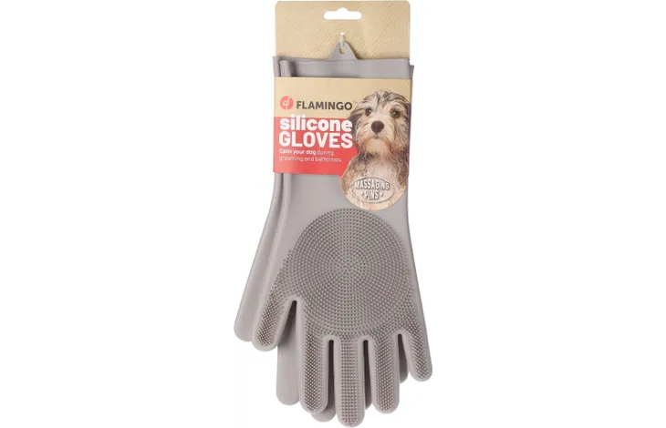 Flamingo Propo - Washandschoen Honden - Washandschoenen Propo - 1 set