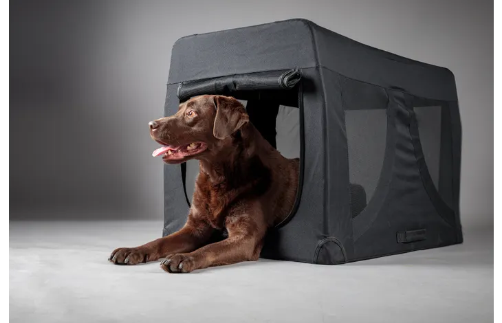 Flamingo - Transportkooi Gepetto Zwart | Maat XS