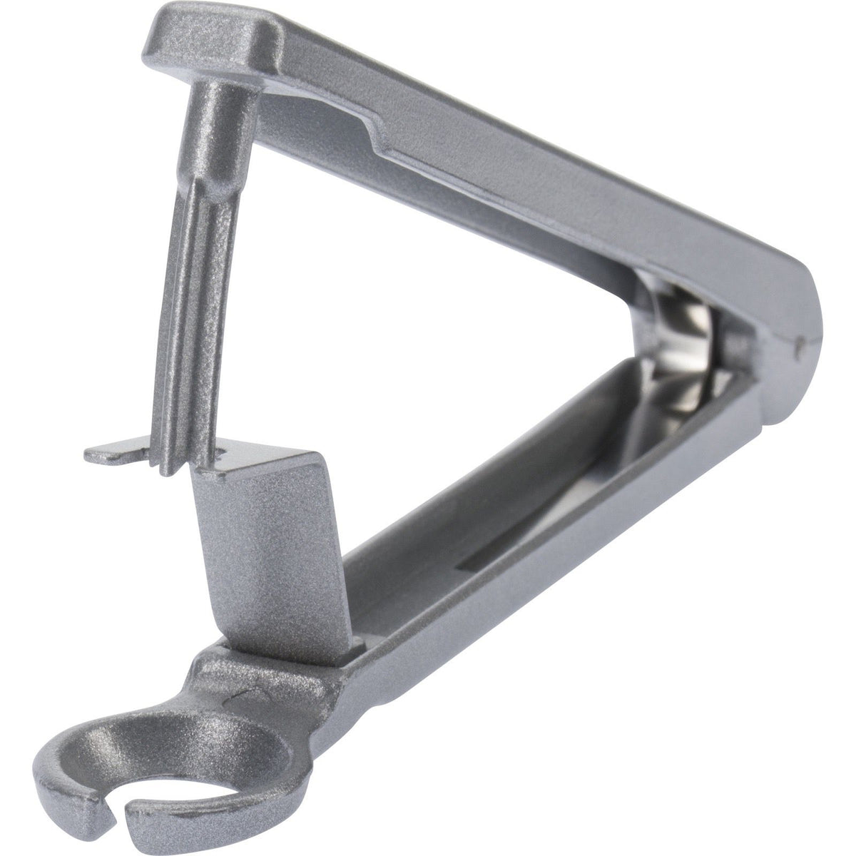Westmark kersontpitter van gegoten aluminium, close-up van beugel en klem