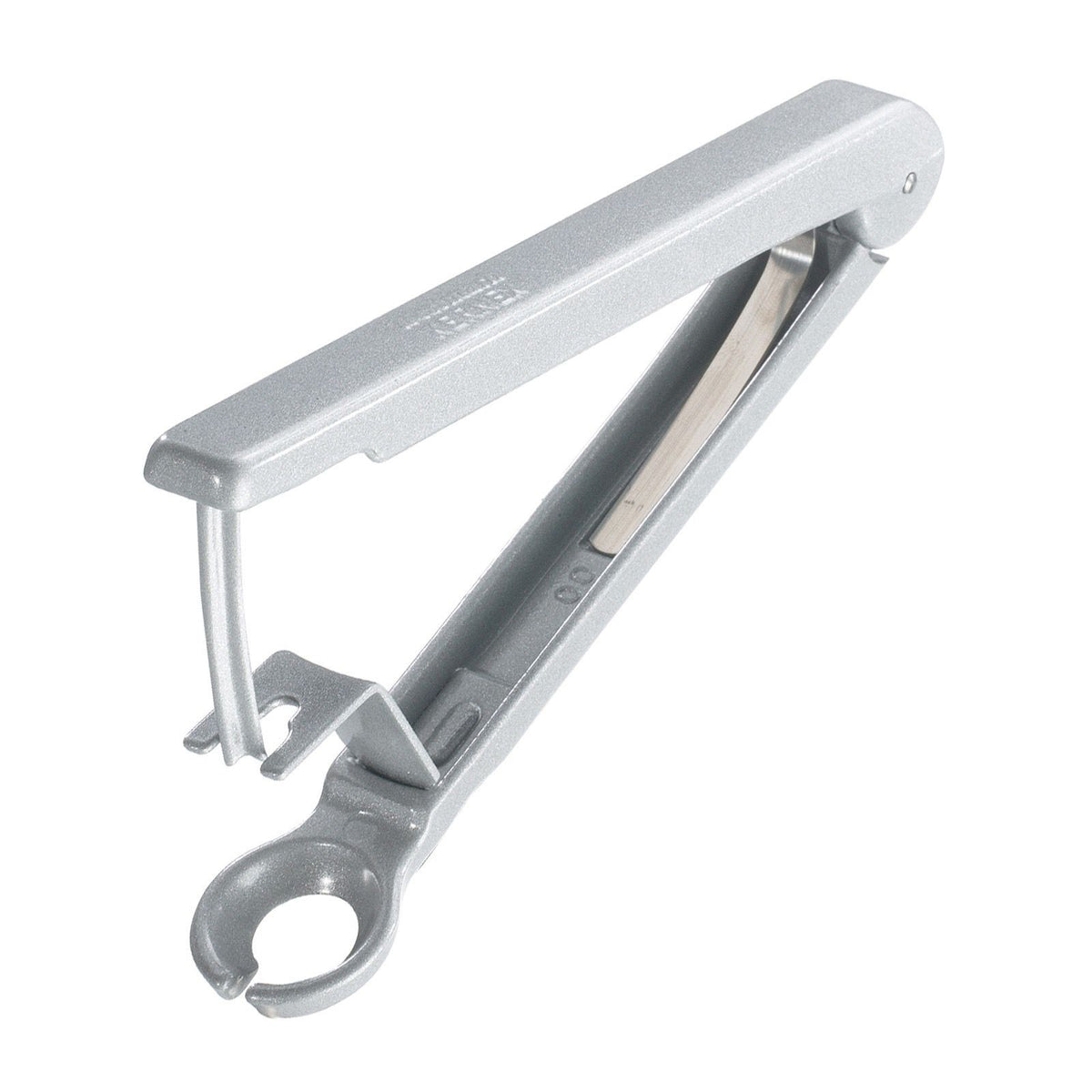 Westmark kersontpitter van gegoten aluminium, zilverkleurig met hefboom