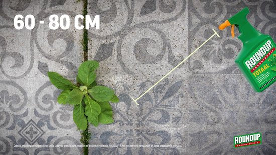 RoundUp - Totaal Onkruidvrij Kant en Klaar Sprayer 5 liter - voor 50m2