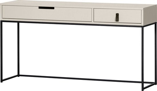 WOOOD Silas Sidetable - Geborsteld Grenen - Dust - 74x140x40