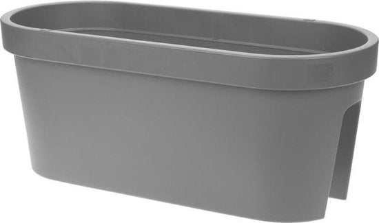 Balkonbak licht grijs kl